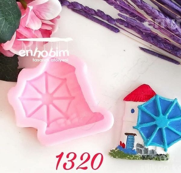 Değirmen obje silikon kalıp