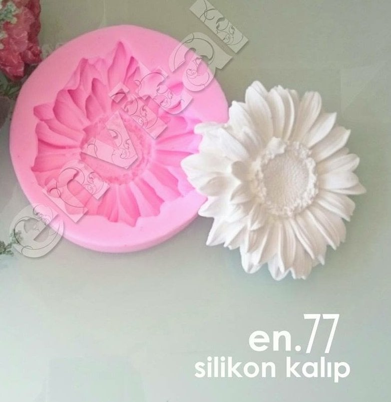 Kasımpatı çiçek silikon kalıp