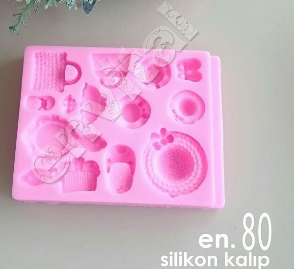 Minik ayna yatak objeler silikon kalıp