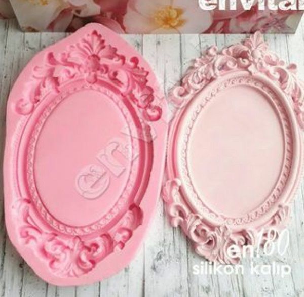 Küçük çırağan çerçeve silikon kalıp
