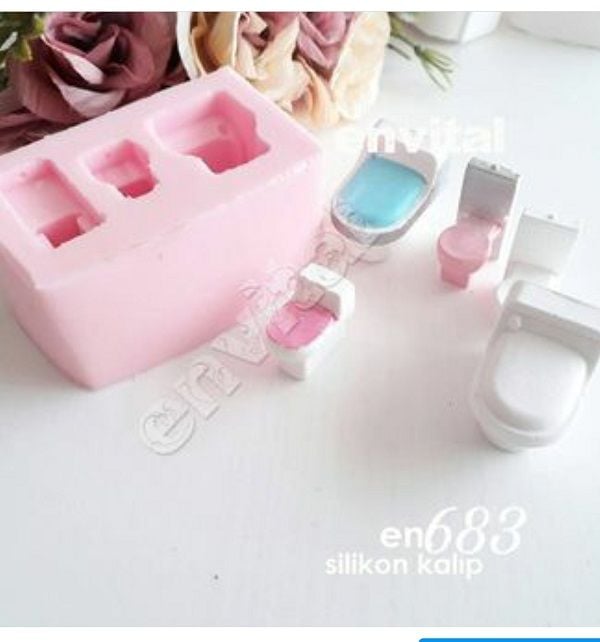 Banyo klozet silikon kalıp