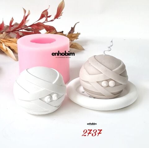 Mumya yuvarlak Silikonkalıp