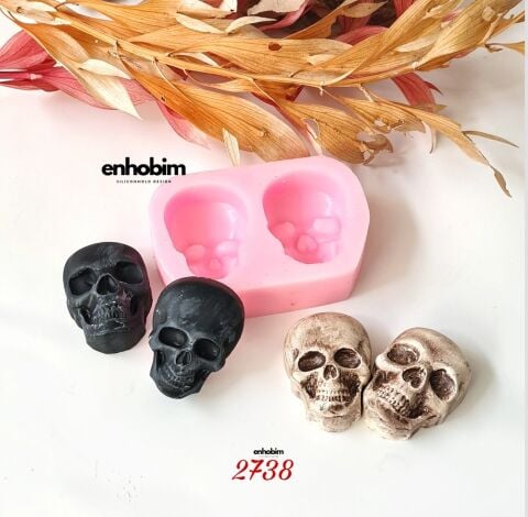 2li Kurukafa Silikon kalıp