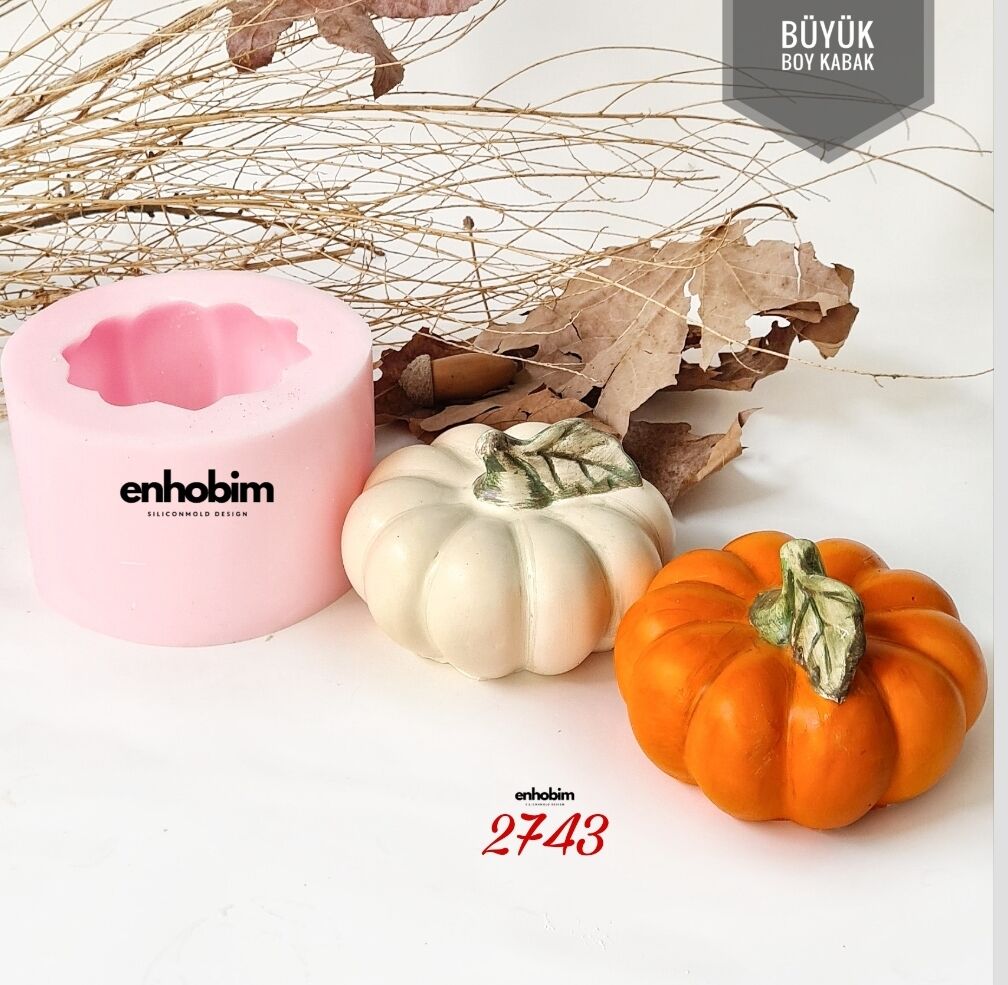 Kabak düz yaprak detay büyük boy Silikon kalıp