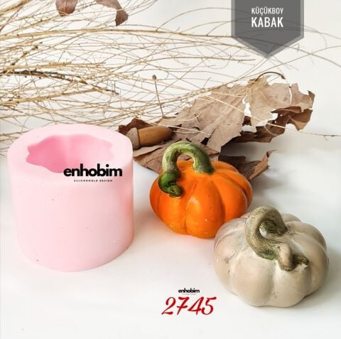 Kabak kıvrık saplı  küçükboy 3 no Silikon kalıp