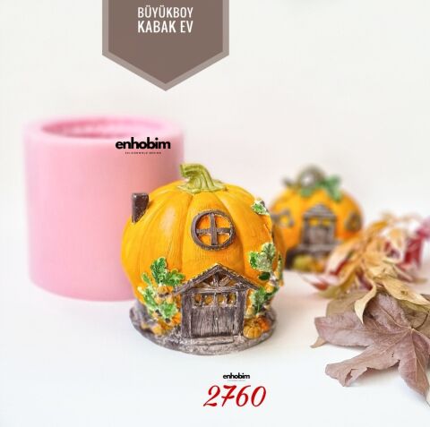Büyük Boy Kabak Ev Silikon Kalıp