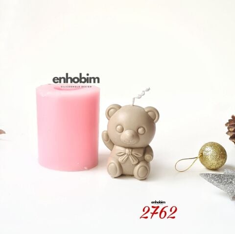 Fiyonklu Ayıcık Silikon Kalıbı