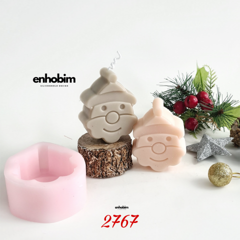 Noel Baba 2 Boyut Mum silikon Kalıp