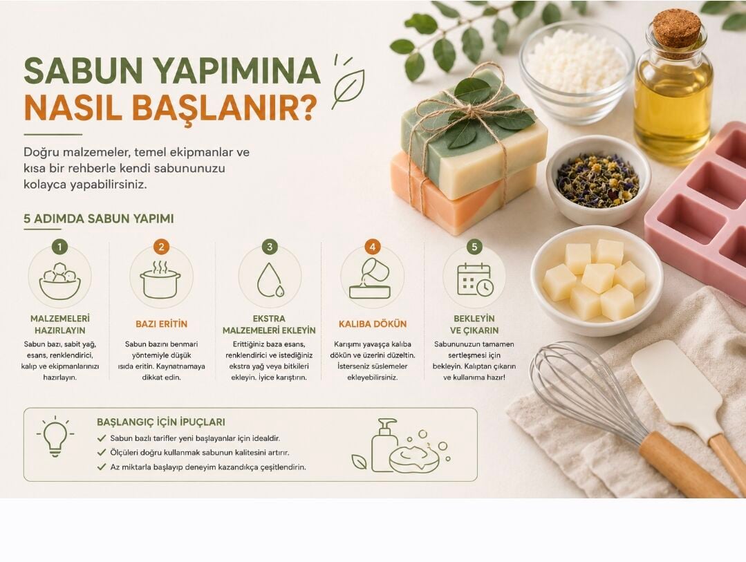Sabun Yapımına Nasıl Başlanır?