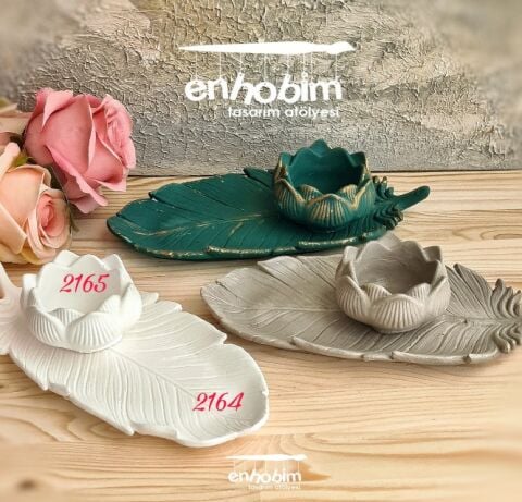 Çiçek Mumluk silikon kalıp