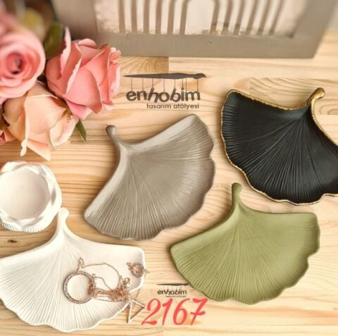 Yaprak Form Sunumluk Silikon kalıp