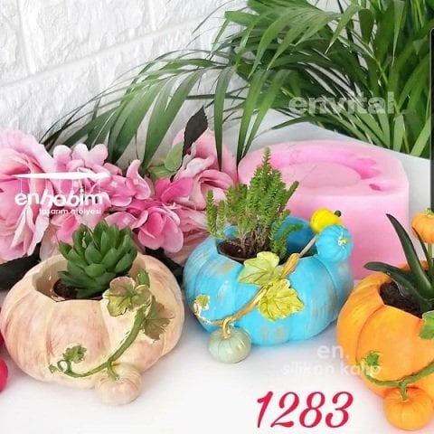 Yavrulu büyük kabak silikon kalıp