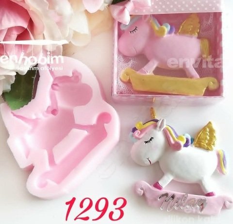 Sallanan unicorn silikon kalıp