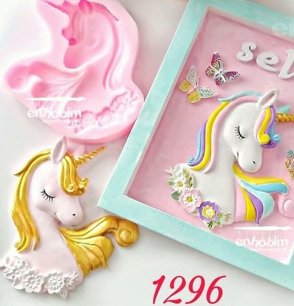 Pano içi unicorn silikon kalıp