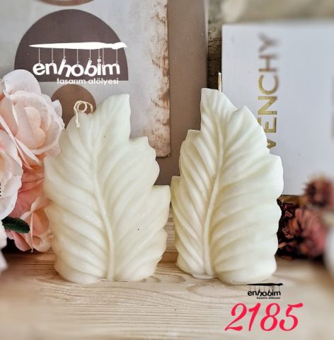 Mum Yaprak Desen silikon kalıp