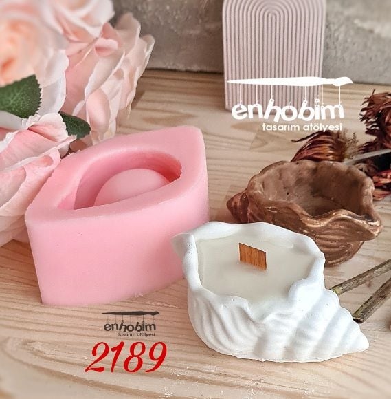 Mumluk Sunumluk Deniz kabuğu silikon  kalıp