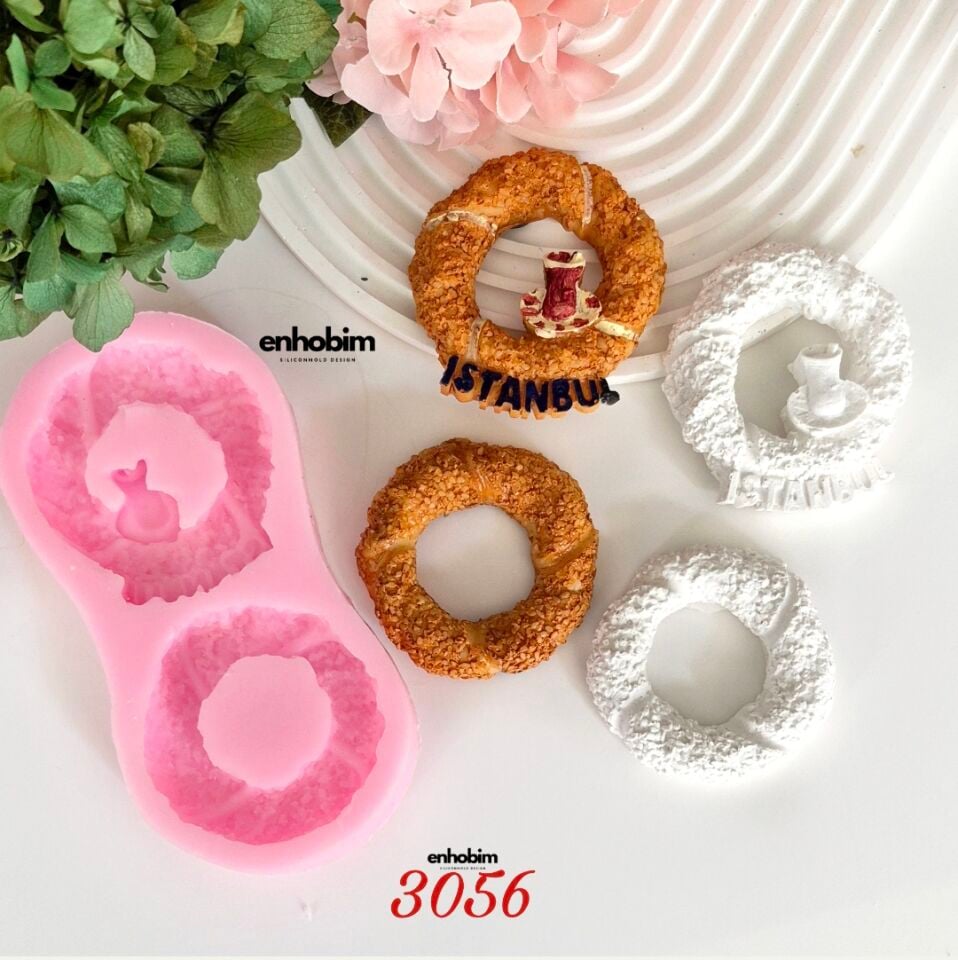 2 farklı Magnet Simit Model Silikon Kalıbı