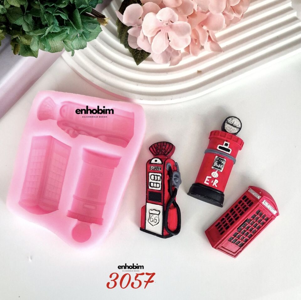 3 Farklı Magnet Model Set Silikon Kalıp