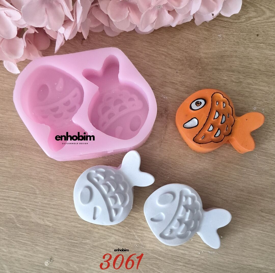 Balık 2li Set Silikon Kalıp