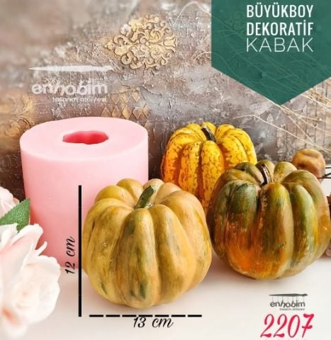 Kabak Tekli Büyük Silikon kalıp