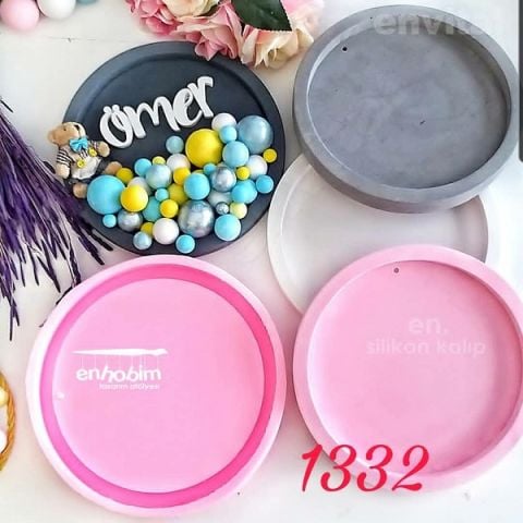 Yuvarlak pano silikon kalıp silikon kalıp