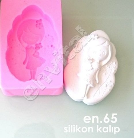 Tabanda cici kız silikon kalıp