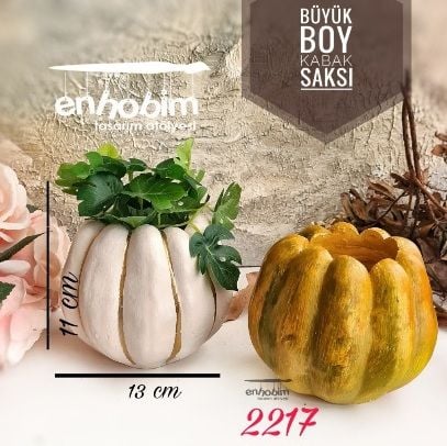 Kabak Saksı Büyük boy silikon kalıp