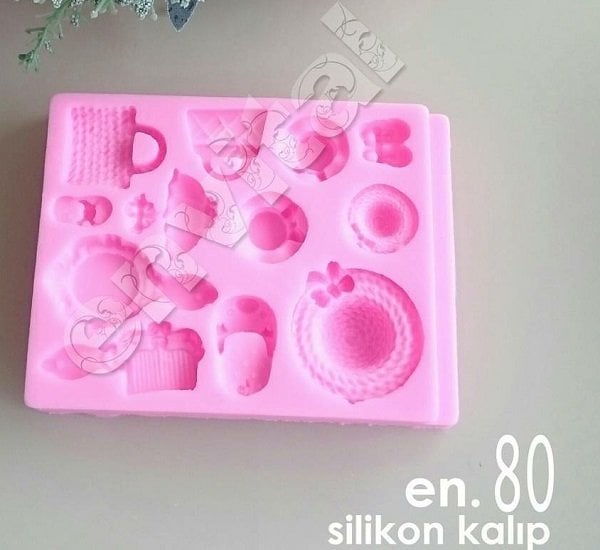 Minik ayna yatak objeler silikon kalıp