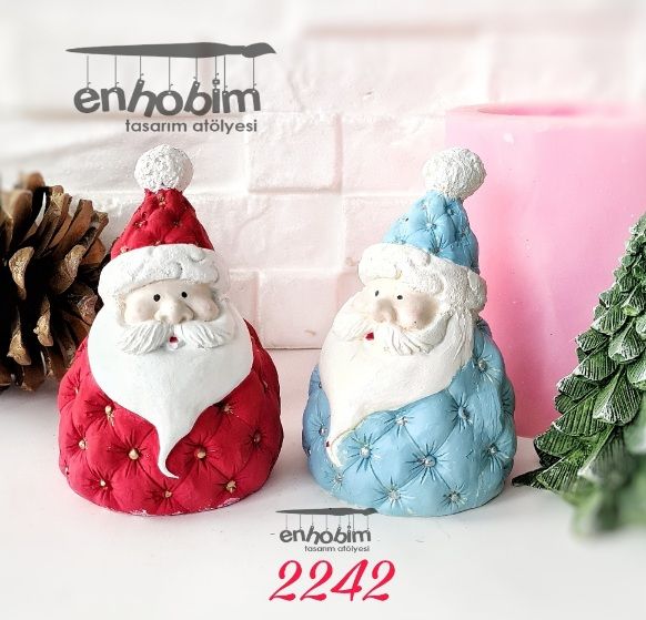 Tombiş Noel Baba Silikon Kalıp