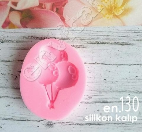 3lü mini balon silikon kalıp