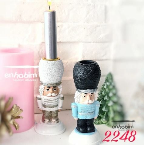 Kurşun Asker Şamdan Silikon Kalıp