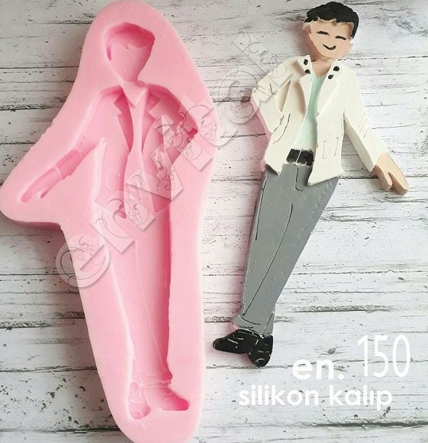 Pano erkek silikon kalıp