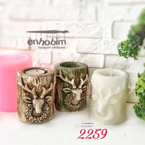 Geyik Mumluk Silikon Kalıp