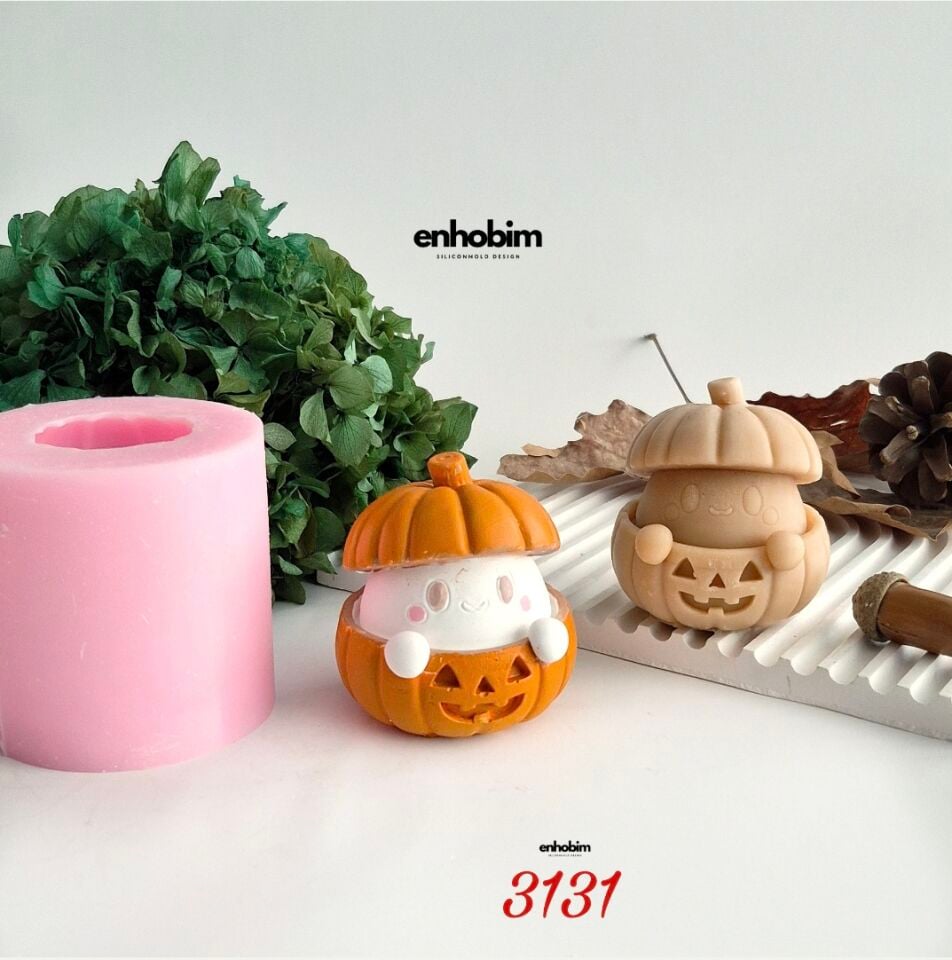 Hallowen Kabakta Hayalet Silikon Kalıp