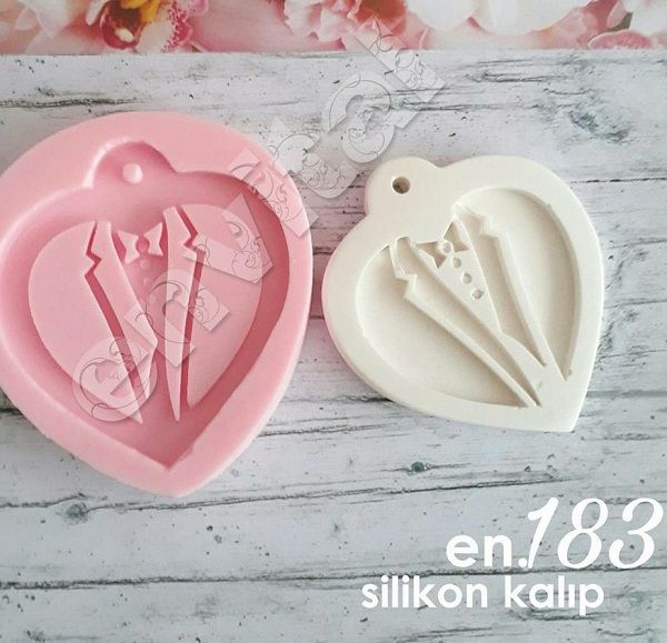 Kalpli damat silikon kalıp