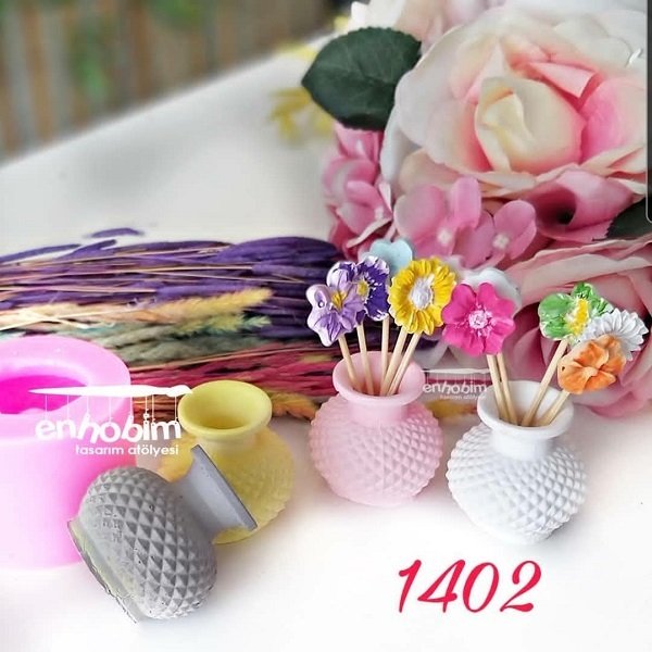 Kürdanlık vazo silikon kalıp