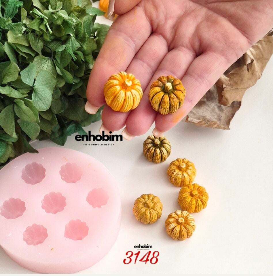 7li  mini kabaklar  Silikon kalıp