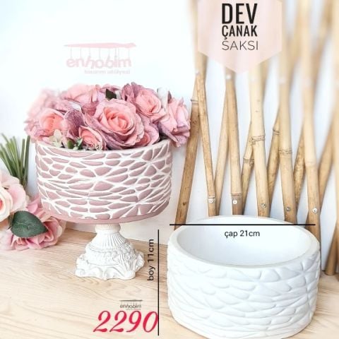 Saksı Çanak Büyük Boy Silikon kalıp