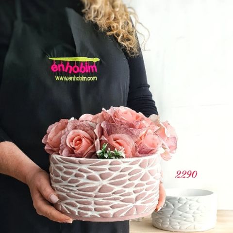 Saksı Çanak Büyük Boy Silikon kalıp