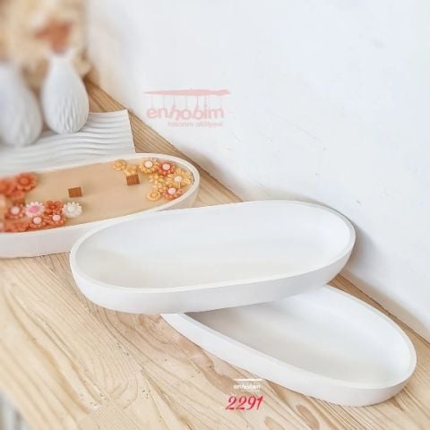 Kayık Tabak Saksı Silikon kalıp