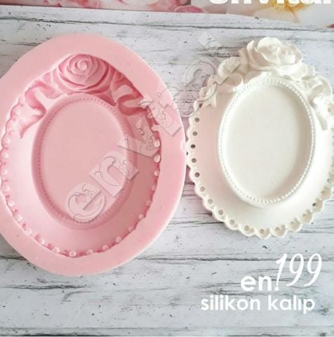 Güllü delikli çerçeve silikon kalıp
