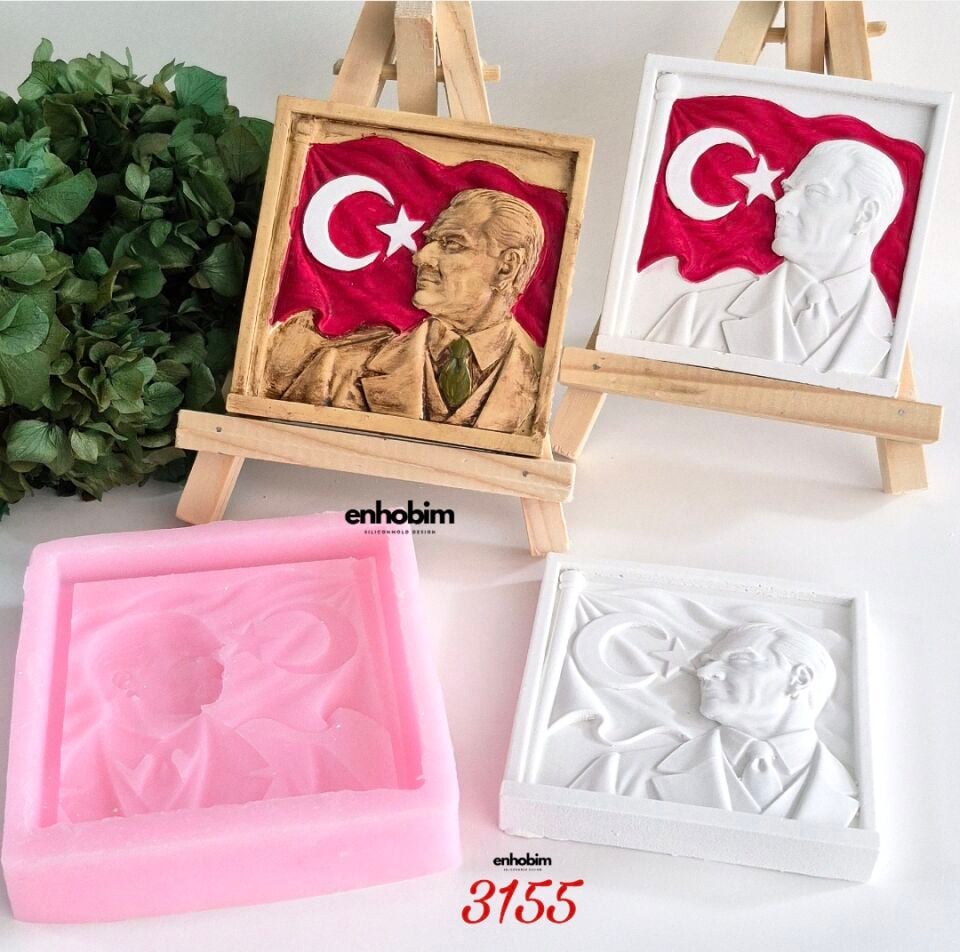 Atatürk Bayrak Silikonkalıp