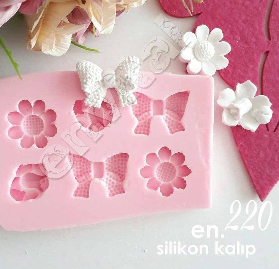 papatya fiyonk objeler silikon kalıp