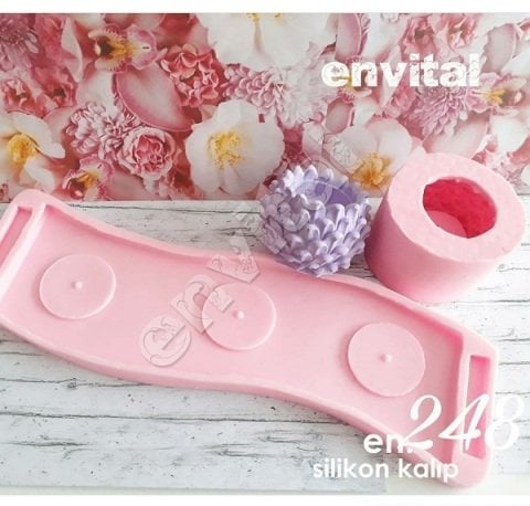 Kozalak mumluk set silikon kalıp