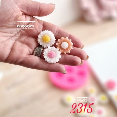 Çoklu çiçekler mini silikonkalıp