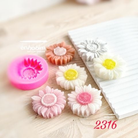 Küçük ayçiçeği silikonkalıp