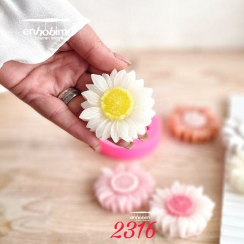 Küçük ayçiçeği silikonkalıp