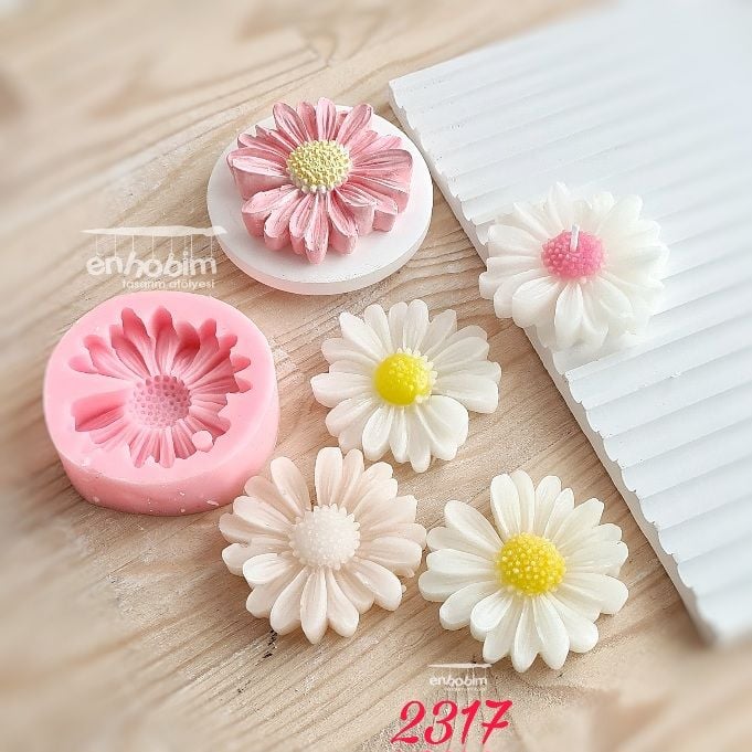 Papatya silikonkalıp