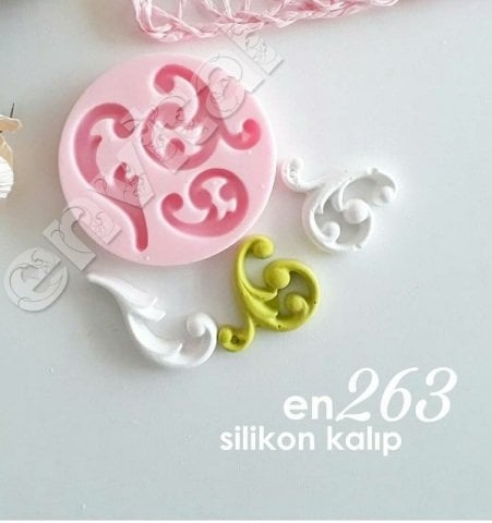 Minik süsler silikon kalıp