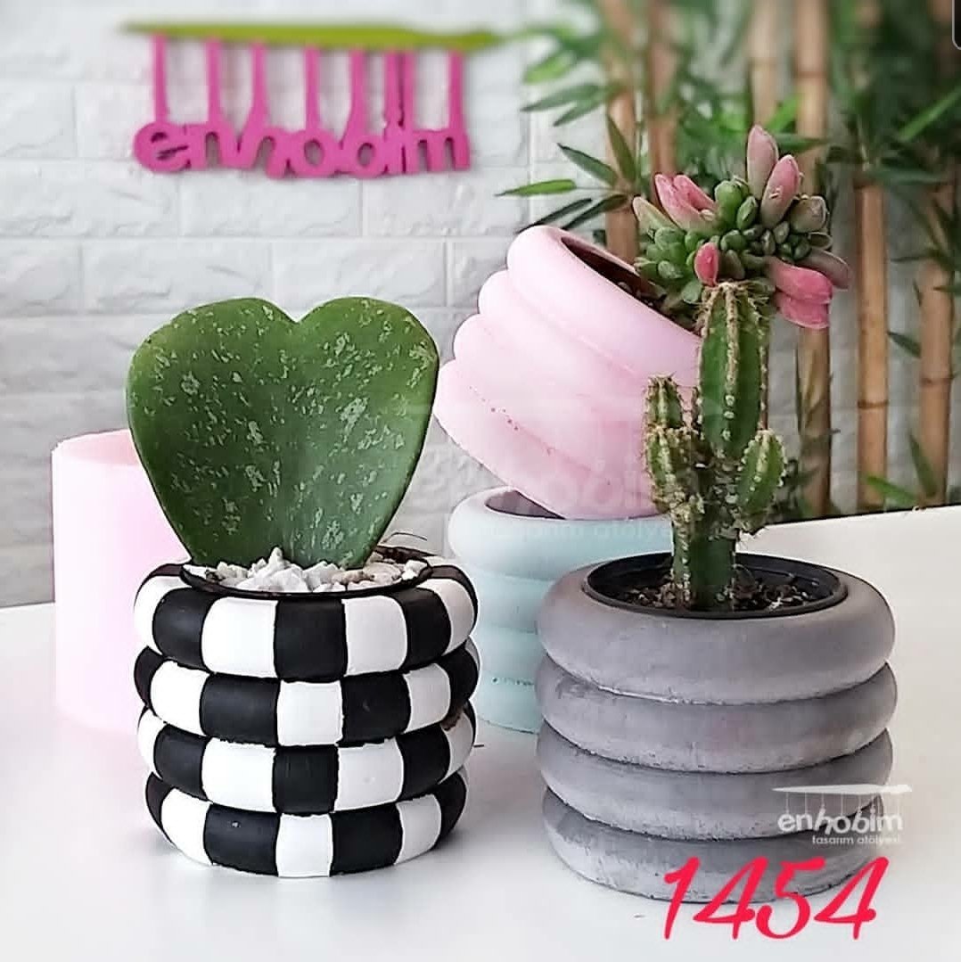 Halka saksı silikon kalıp